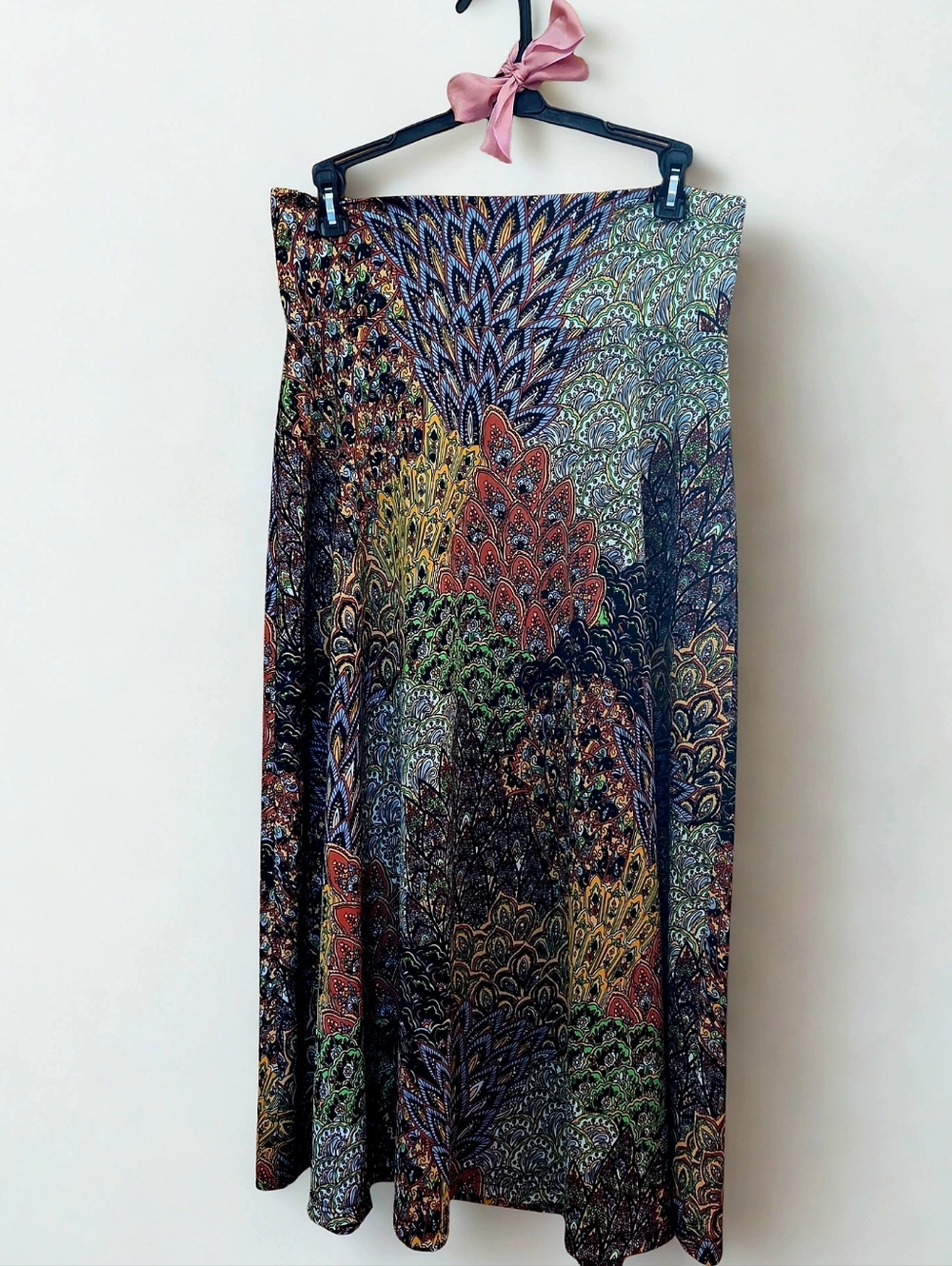 Vibrant Versatile Comfortable! M A-Line Paisley Women's Skirt